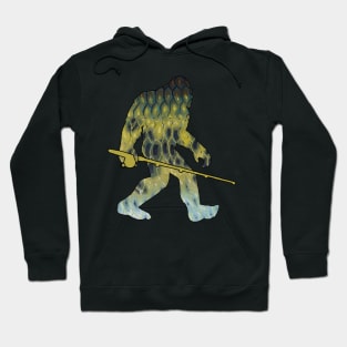 Bigfoot Bass Fishing Hoodie